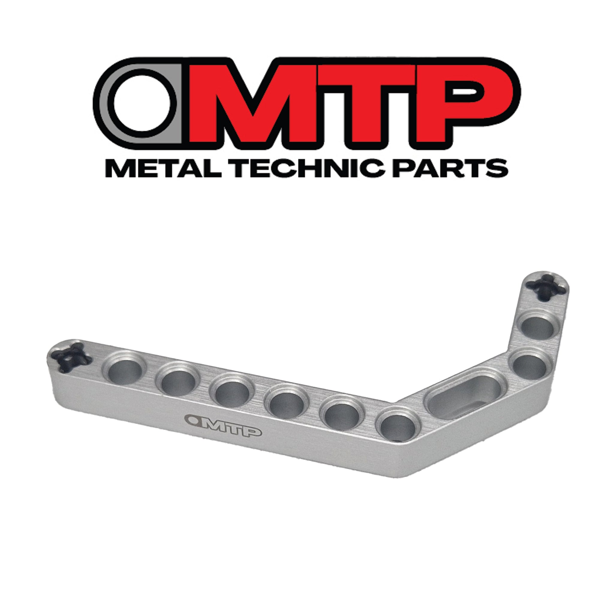 Metal 3x3.8x7 Bent 45 Double Liftarm Beam compatible with Lego