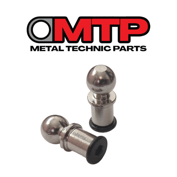 Metal Tow Ball joint pin connector x2 like Lego 6628