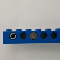 2L Beam liftarm 5x screw together metal connector FRICTION pins compatible with Lego Technic